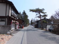 追分宿の中仙道